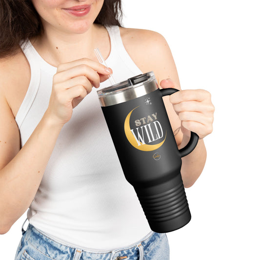 Stay Wild Insulated Travel Mug - 40oz Adventure Companion