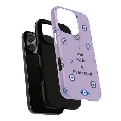 Evil Eye Protection Phone Case - 'I am Safe & Protected'