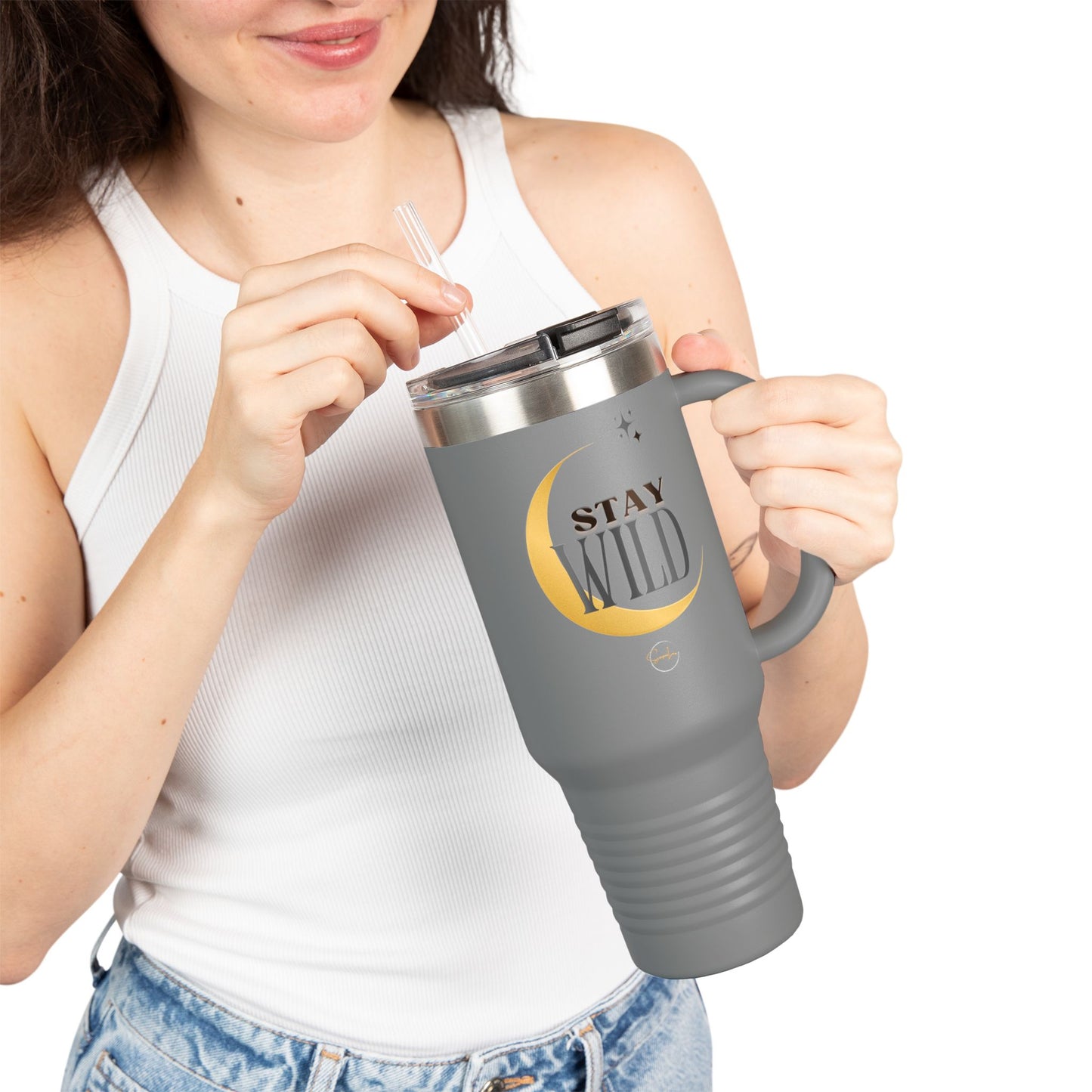 Stay Wild Insulated Travel Mug - 40oz Adventure Companion