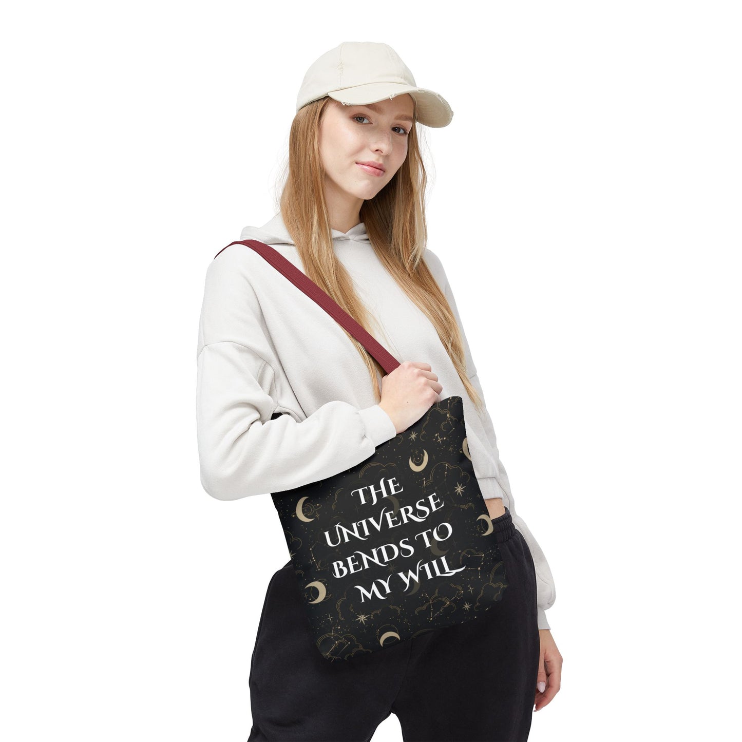 Astrology Tote Bag - The Universe Bends to My Will | Celestial Design for Magic Lovers