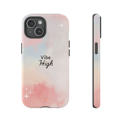 Phone Case - Vibe High Quote Pink Sky Magic Sparkle