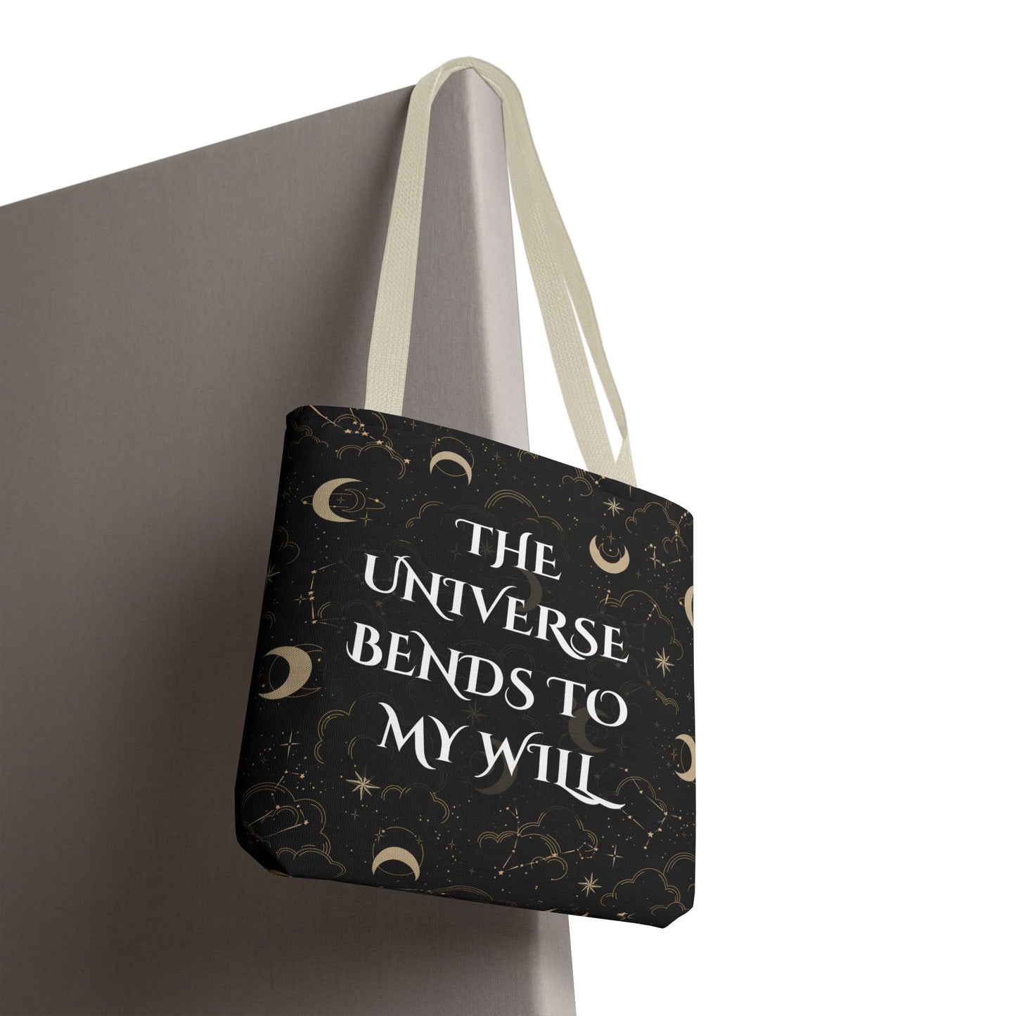 Astrology Tote Bag - The Universe Bends to My Will | Celestial Design for Magic Lovers