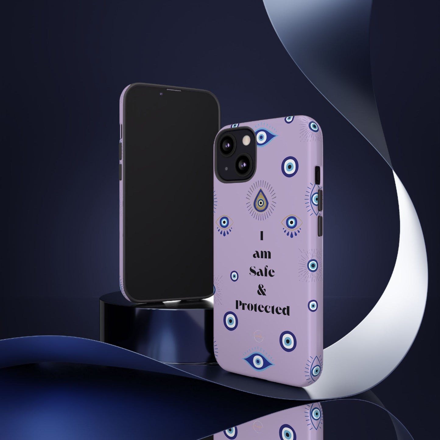 Evil Eye Protection Phone Case - 'I am Safe & Protected'