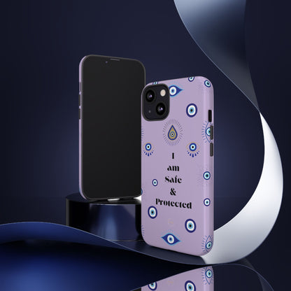 Evil Eye Protection Phone Case - 'I am Safe & Protected'
