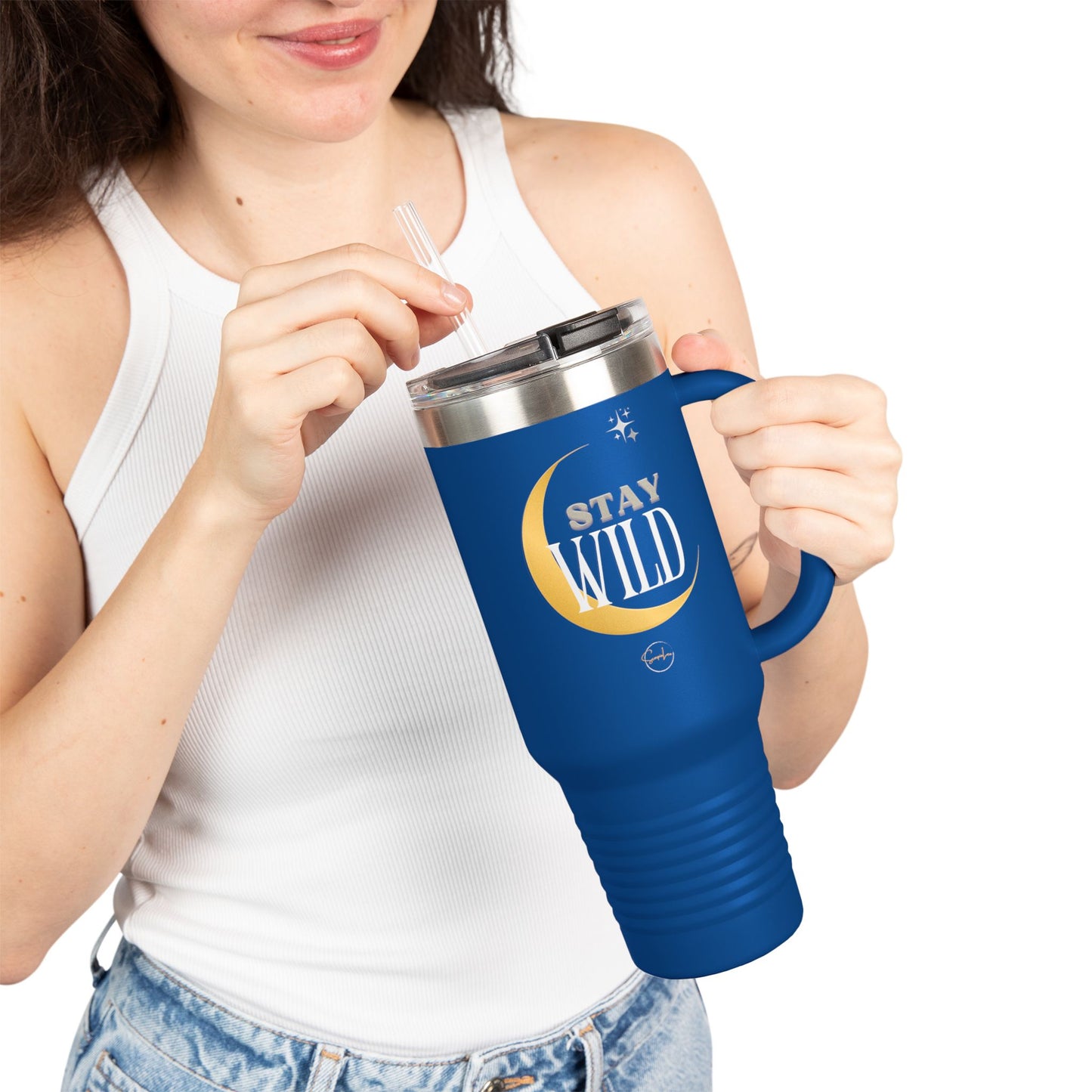 Stay Wild Insulated Travel Mug - 40oz Adventure Companion