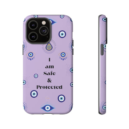 Evil Eye Protection Phone Case - 'I am Safe & Protected'