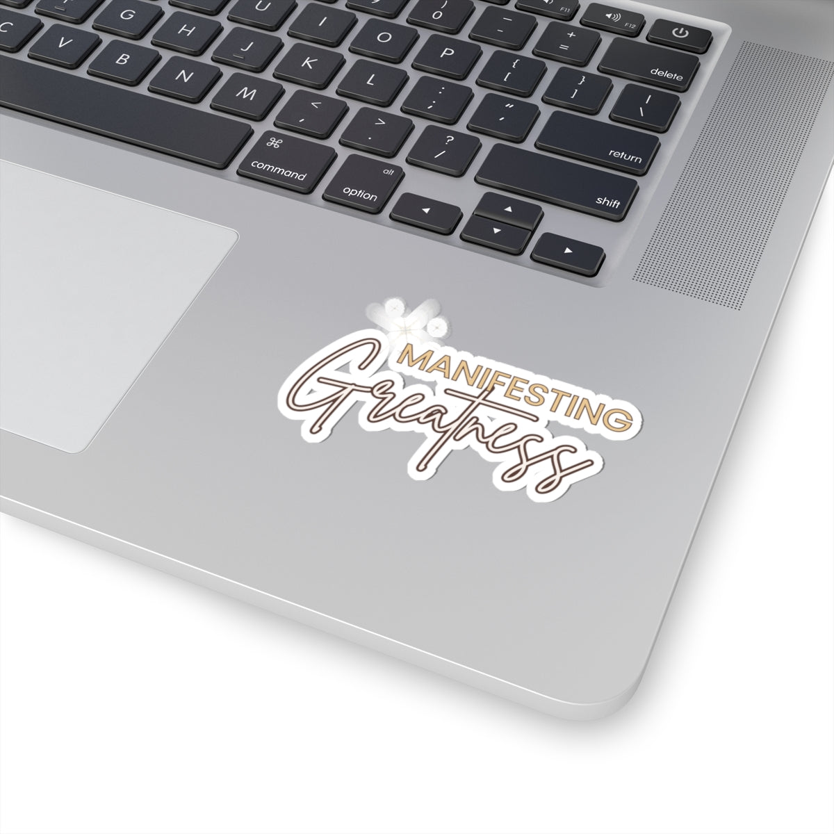 Manifesting Greatness Kiss-Cut Stickers | Inspirational Sticker for Journals, Laptops & Water Bottles