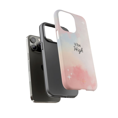 Phone Case - Vibe High Quote Pink Sky Magic Sparkle