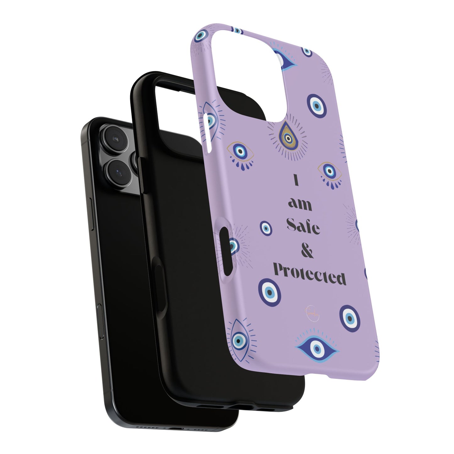 Evil Eye Protection Phone Case - 'I am Safe & Protected'