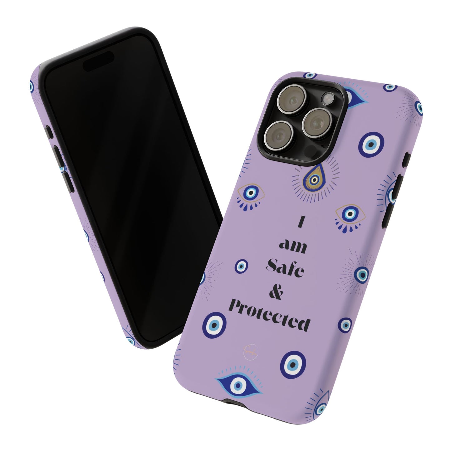 Evil Eye Protection Phone Case - 'I am Safe & Protected'