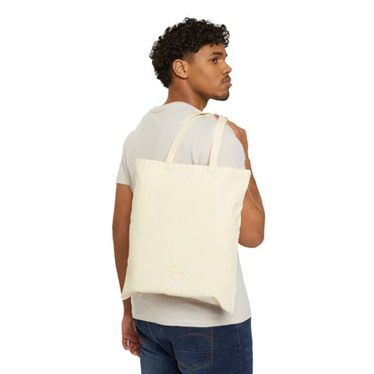 'You Can't Dim This Light' Cotton Canvas Tote Bag - Motivational Reusable Shopper for Eco-friendly Living
