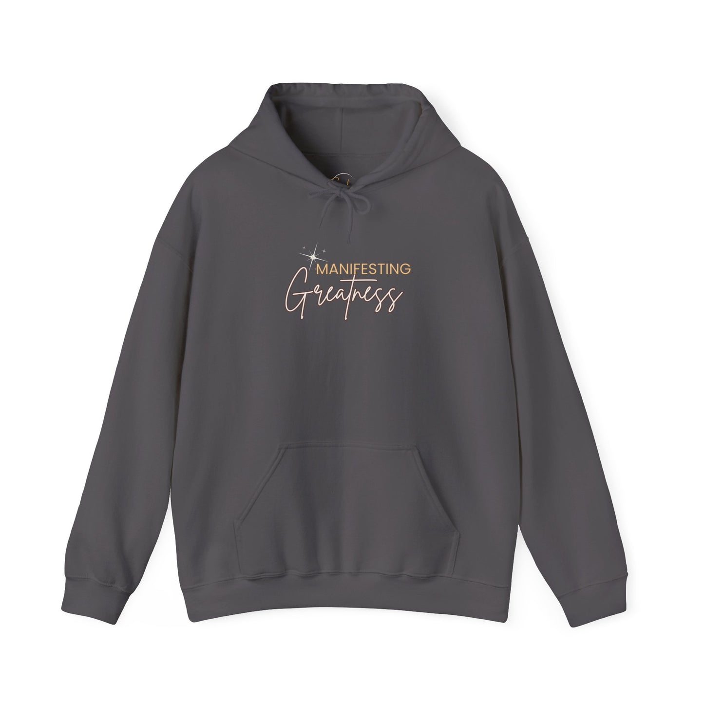 Manifesting Greatness Hoodie - Unisex Heavy Blend Sweatshirt for Empowerment & Comfort