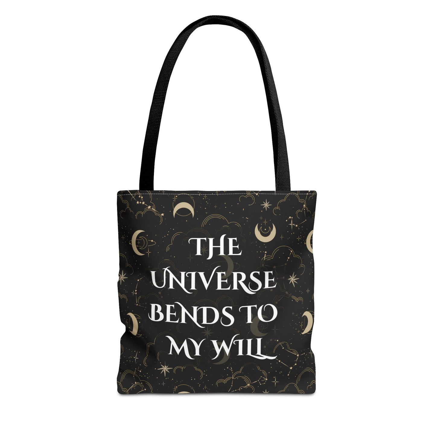 Astrology Tote Bag - The Universe Bends to My Will | Celestial Design for Magic Lovers