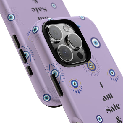 Evil Eye Protection Phone Case - 'I am Safe & Protected'