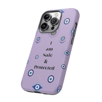 Evil Eye Protection Phone Case - 'I am Safe & Protected'