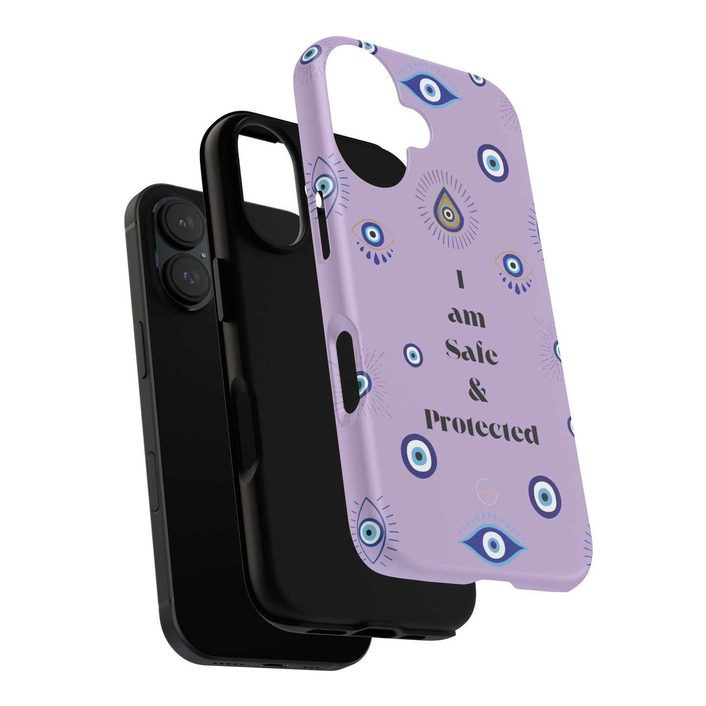Evil Eye Protection Phone Case - 'I am Safe & Protected'