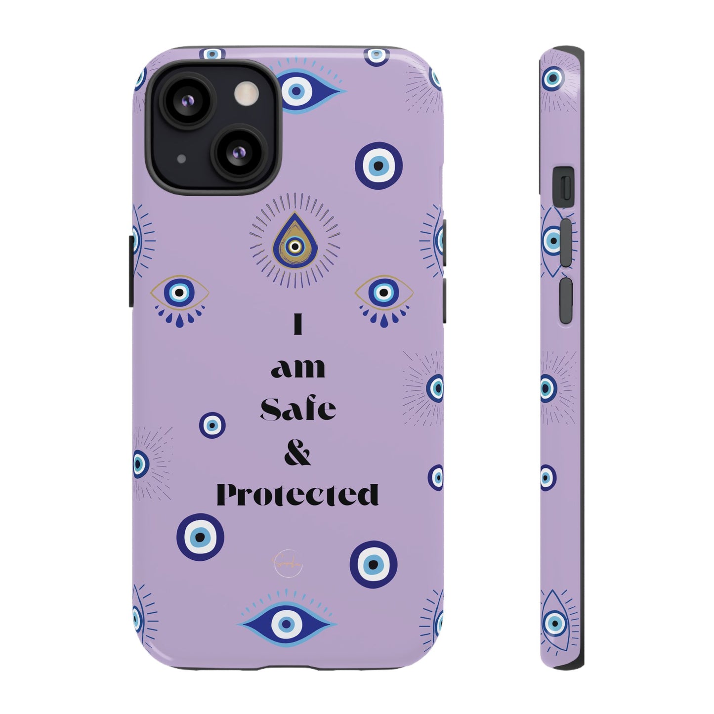 Evil Eye Protection Phone Case - 'I am Safe & Protected'