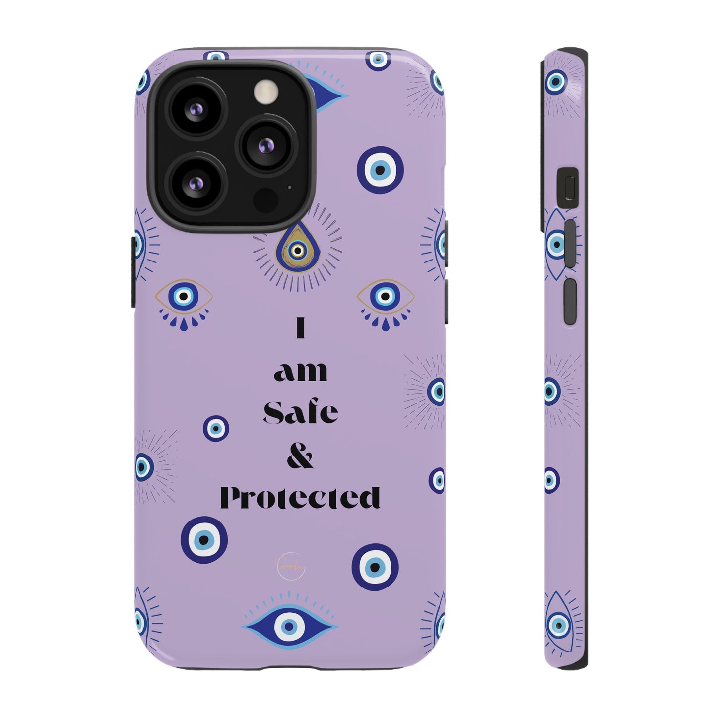 Evil Eye Protection Phone Case - 'I am Safe & Protected'