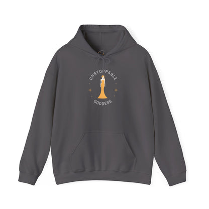 Unstoppable Goddess Hooded Sweatshirt - Empowering Unisex Heavy Blend™ Hoodie