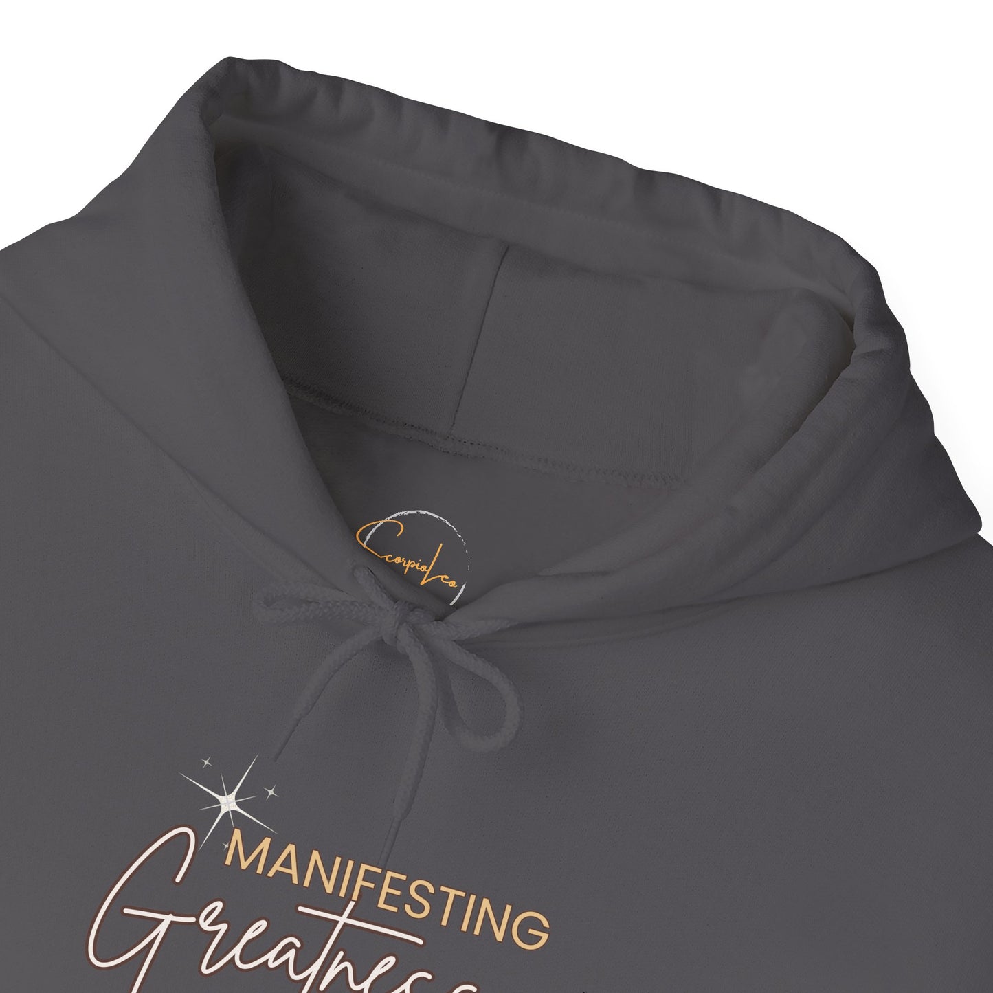 Manifesting Greatness Hoodie - Unisex Heavy Blend Sweatshirt for Empowerment & Comfort