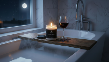 Moonlit Ritual Soy Candle — White Sage & Lavender 9oz